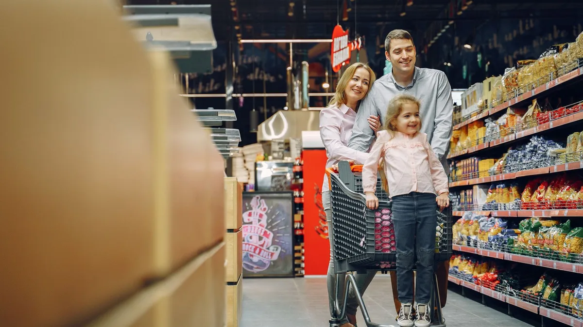 Maîtriser le budget courses d'une famille